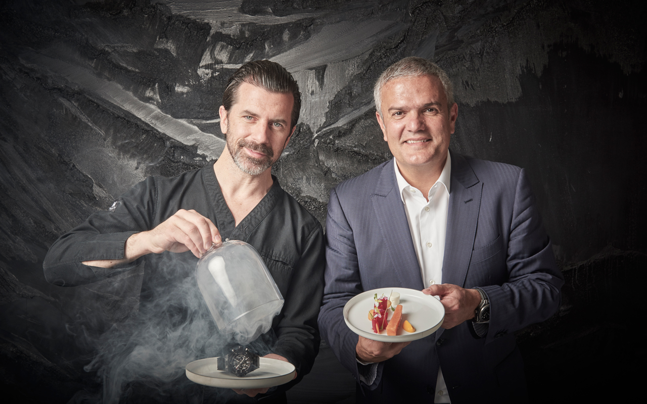 Hublot y Andreas Caminada, 'haute cuisine' de precisión relojera
