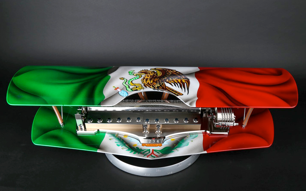 Reuge Music Biplane, homenaje a México 