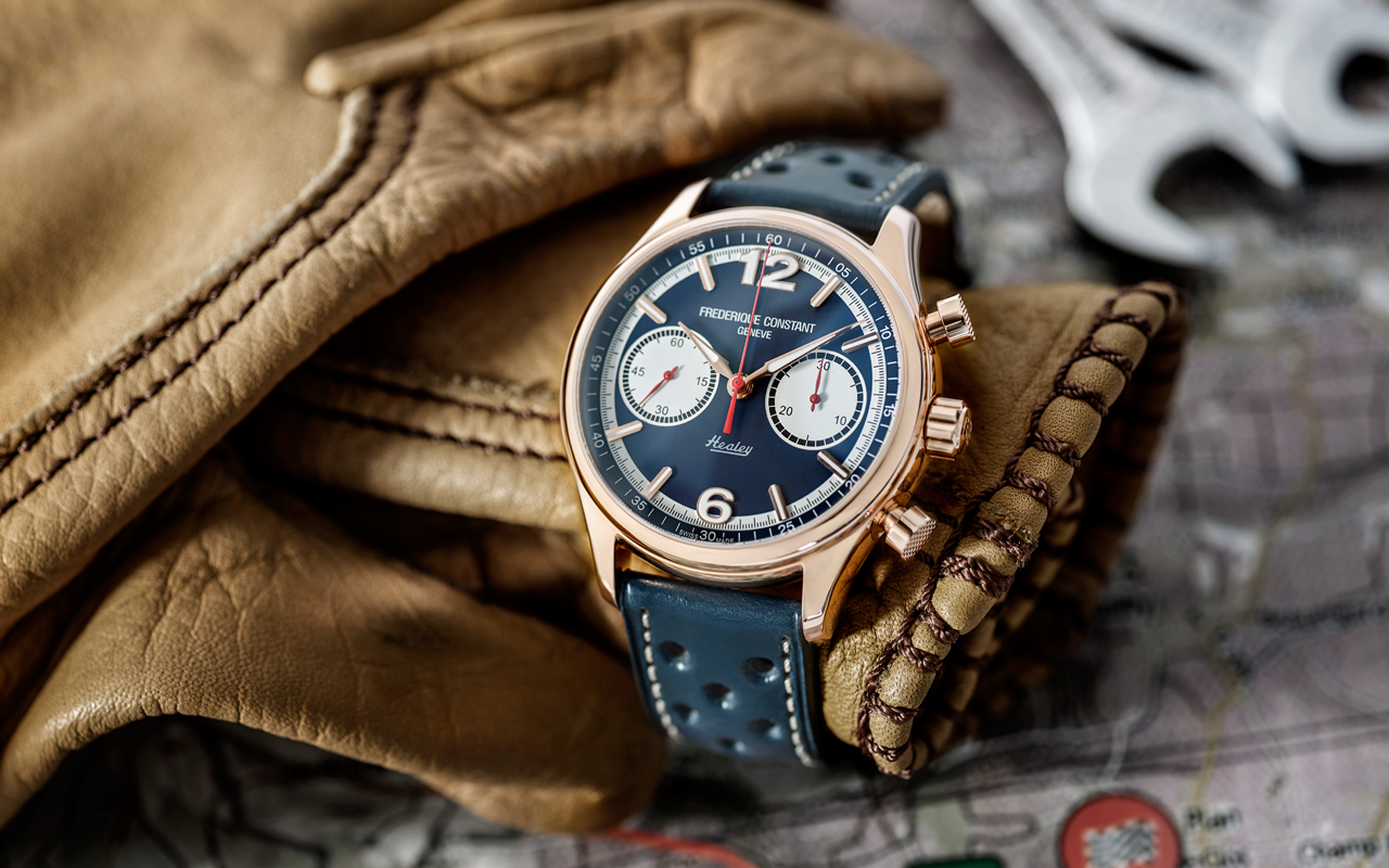 Frederique Constant Vintage Rally Chronograph, classic racing