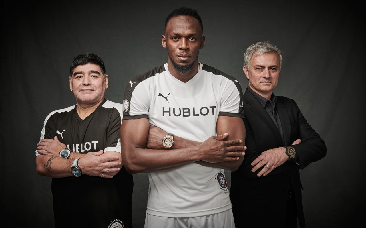 Bolt, Maradona y Mourinho, en el 'Dream Team' de Hublot