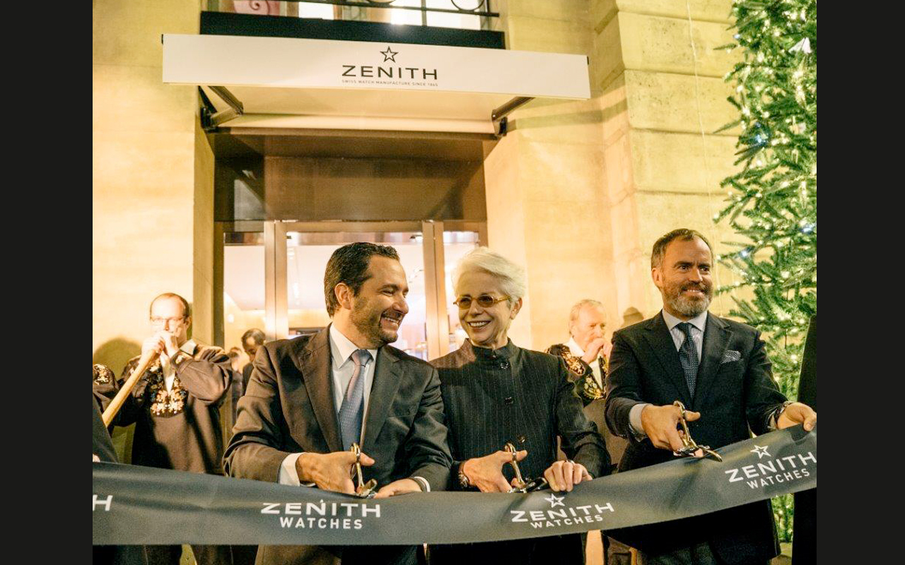 Zenith inaugura boutique en la Plaza Vendôme de París 